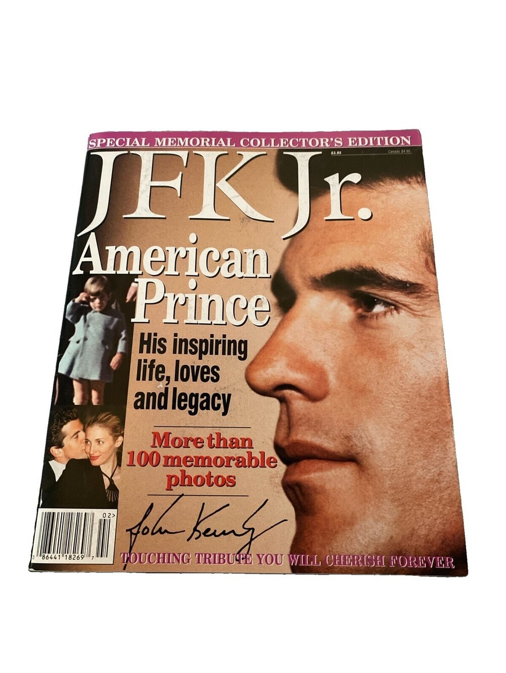 Vintage JFK Jr. American Prince Memorial Collector's Edition Magazine Bio 1999
